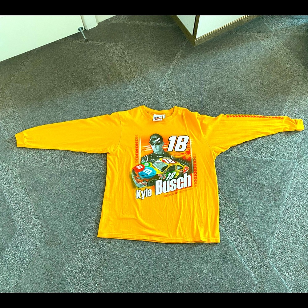 Vintage Kyle Busch NASCAR Long Sleeve T-Shirt
